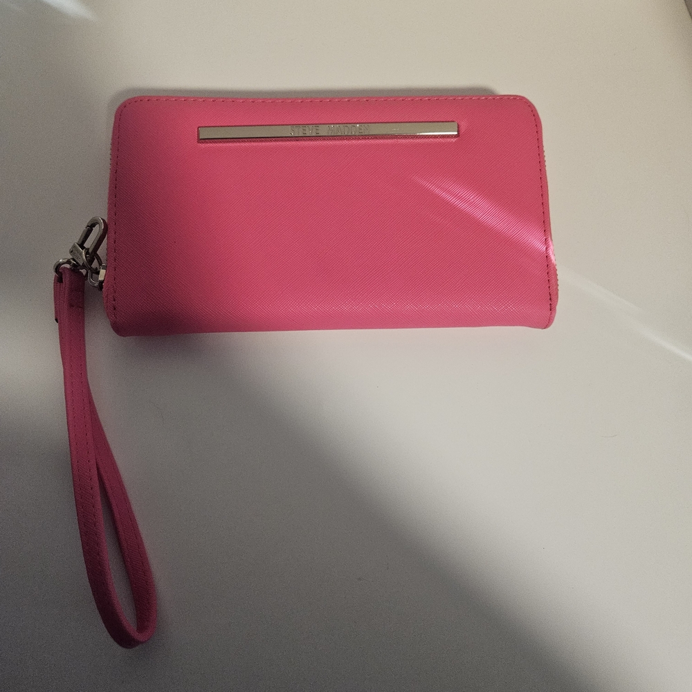 Steve Madden Pink Wristlet Wallet